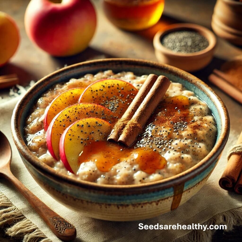 Apple Cinnamon Chia Oatmeal