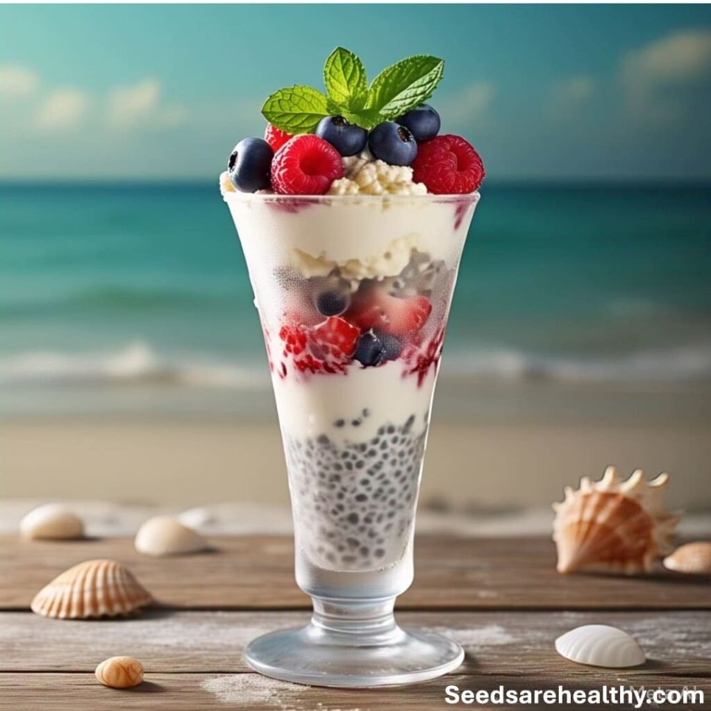 Chia Seeds in Yogurt