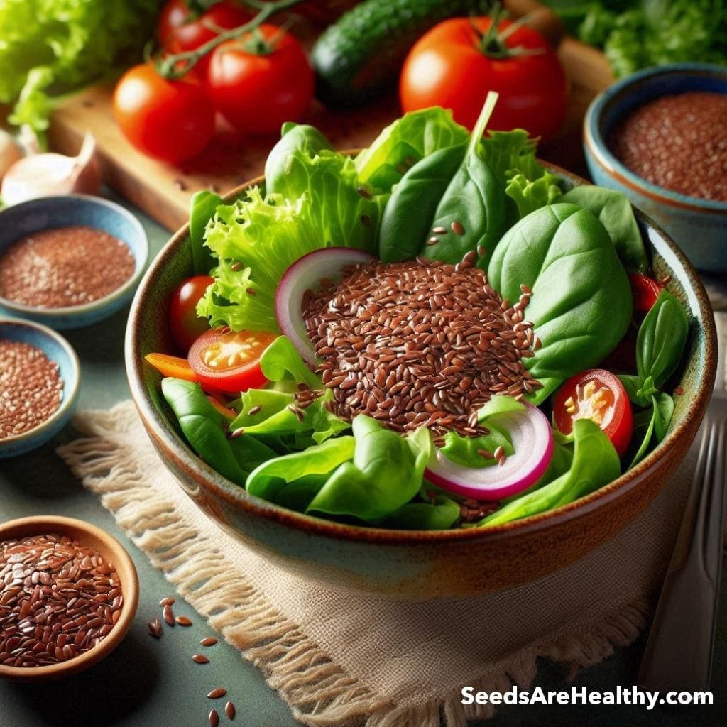 Flaxseeds Salad for weight loss