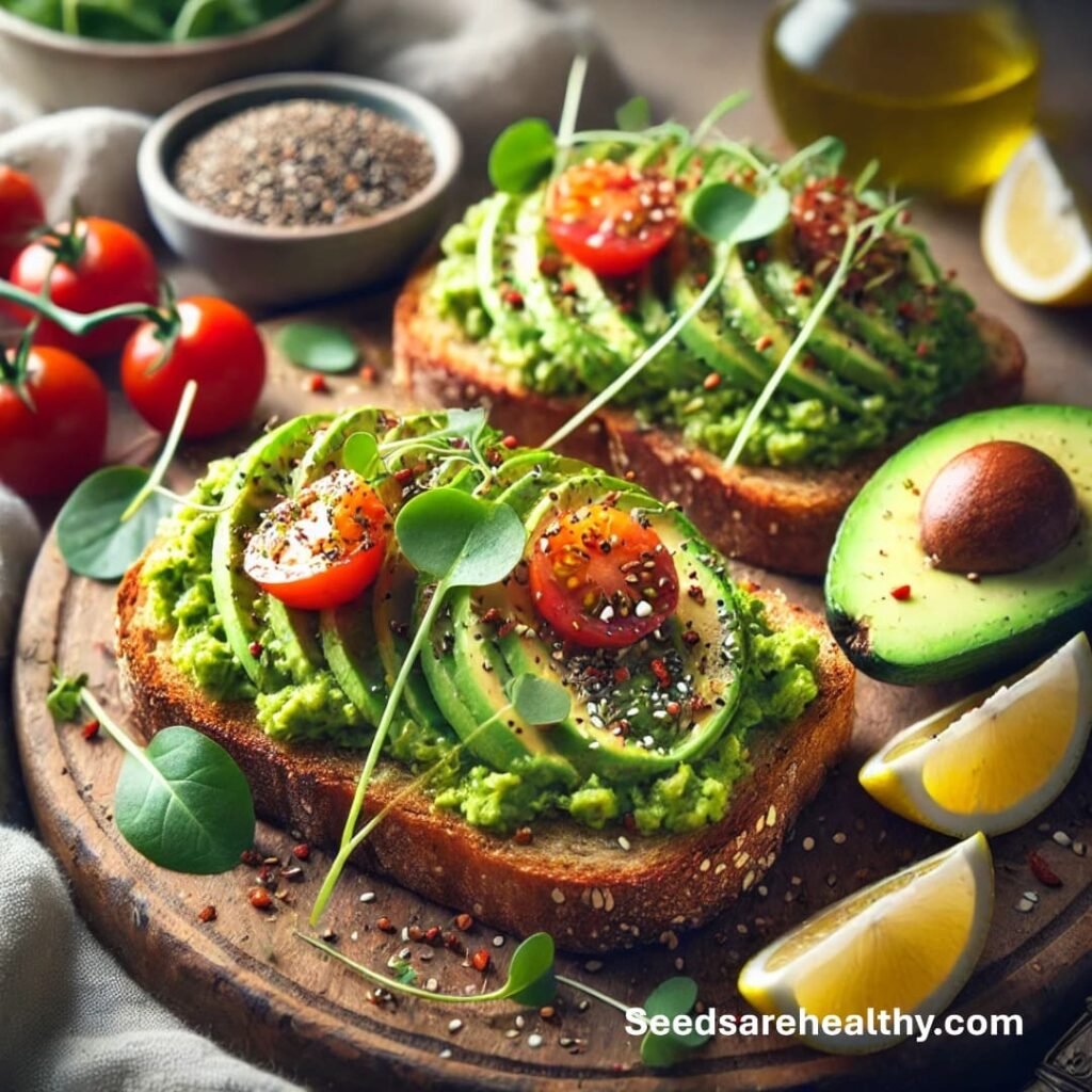 Savory Chia Seed Avocado Toast