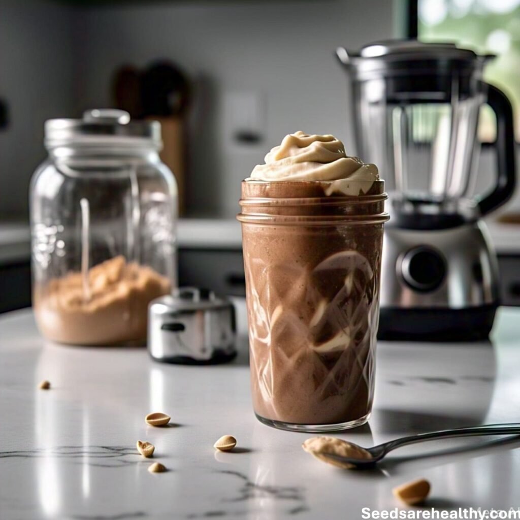 chocolate peanut butter protein smoothie