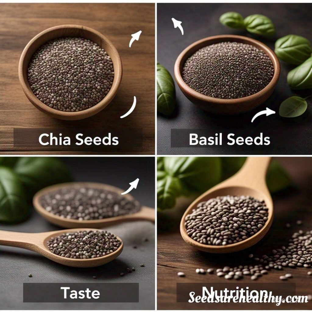 Chia Seeds vs Basil Seeds: Which One is Better for Your Health? 2 Chia vs. Basil Seeds